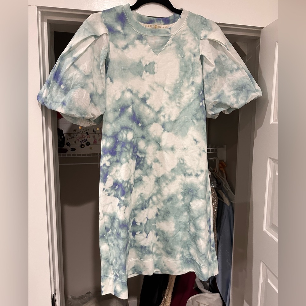 Marie Oliver puff sleeve dress